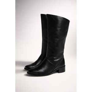 Mister Riding Streetwear Leather Knee High Witchy Goth Preppy Equestrian Boots